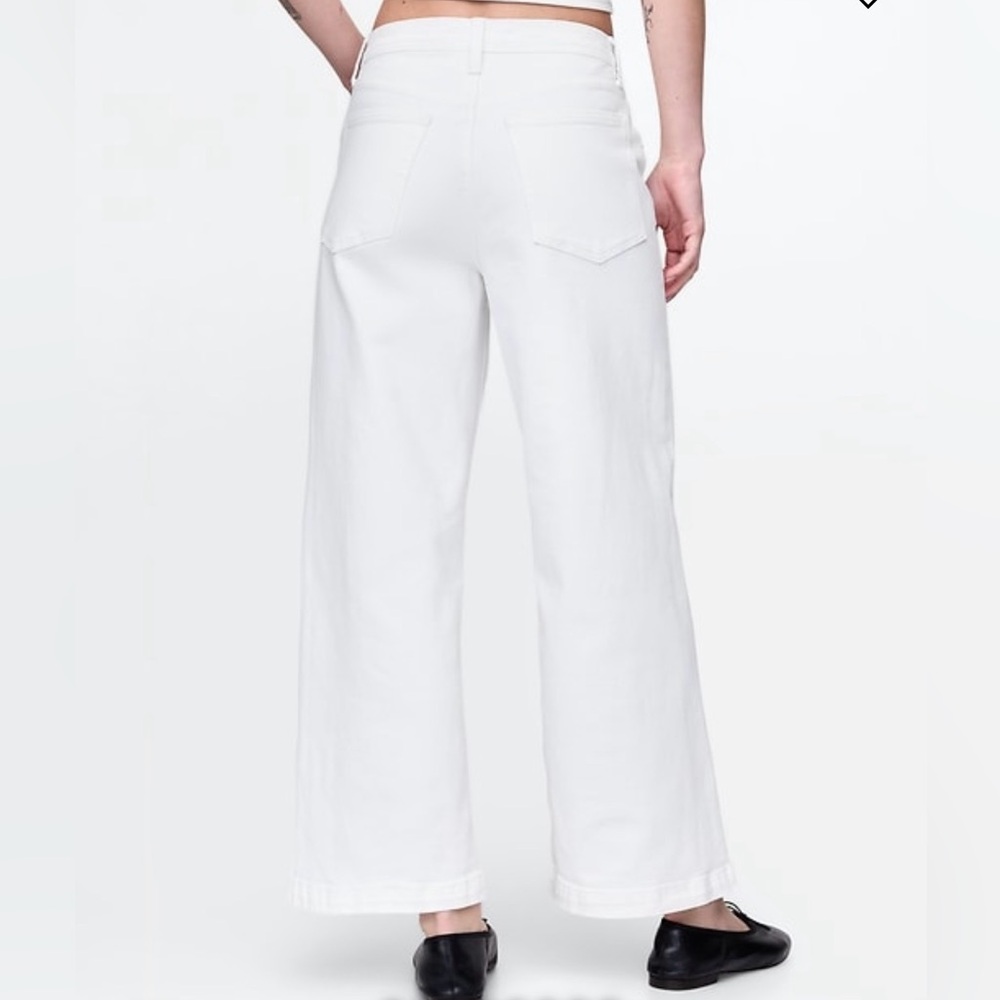 High Rise Stride Wide-Leg Ankle Jeans - Picture 5 of 7